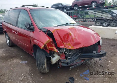 2007 Dodge Grand Caravan Sxt из США, поврежденный, VIN 2D4GP44L87R261434